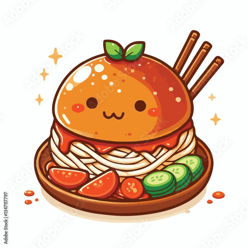 food, meat, lunch, cuisine, asian, delicious, sauce, traditional, meal, vietnamese, fresh, noodle, pork, vietnam, soup, vegetable, hanoi, dish, vermicelli, grilled, bun cha, chopsticks, bun, bowl, bac