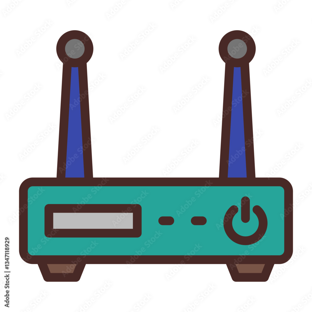 Modem Icon Design Modem Icon Design