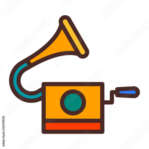 Gramophone Icon Design