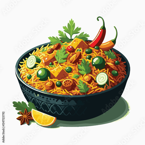 chicken, dinner, spicy, indian, cuisine, dish, asian, basmati, rice, meat, food, lunch, background, biryani, cooked, delicious, healthy, meal, india, restaurant, arabic, cooking, homemade, isolated, t