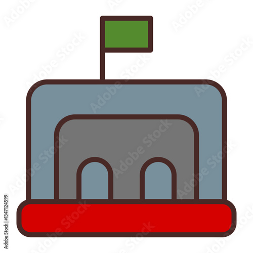 Bunker Icon Design