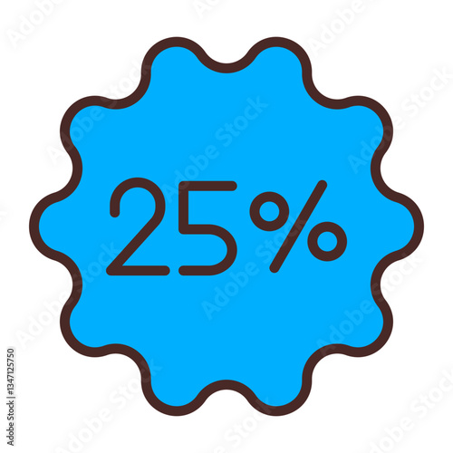 25 Sale Icon Design