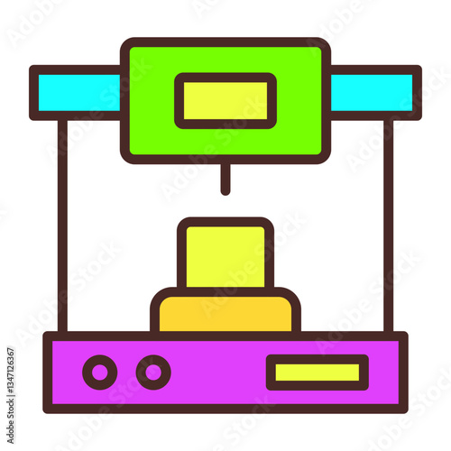 3d Printer Icon Design