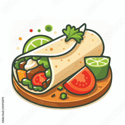 food, meal, restaurant, meat, burrito, menu, fast, delicious, lunch, dinner, snack, mexican, background, dish, beef, chicken, salad, isolated, grilled, bread, wrap, vegetable, set, collection, plate, 