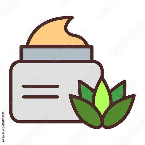Cream Vector Icon Design