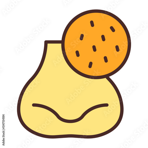 Blackhead Vector Icon Design