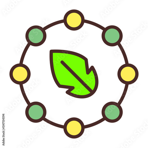 Antioxidant Vector Icon Design