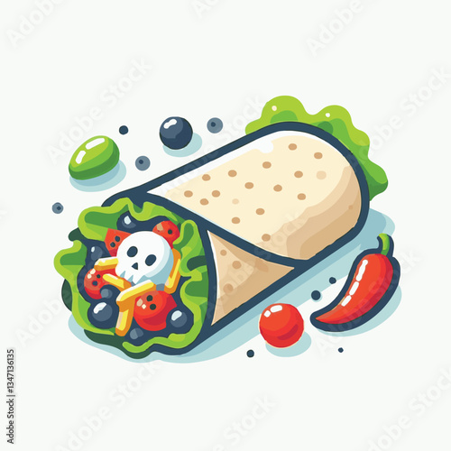 food, meal, restaurant, meat, burrito, menu, fast, delicious, lunch, dinner, snack, mexican, background, dish, beef, chicken, salad, isolated, grilled, bread, wrap, vegetable, set, collection, plate, 