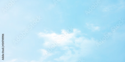 sunny sky blue light watercolor background. Aquarelle painting brush effect card paper textured canvas cloudy smoke space for text, entertaining card, template. aquamarine color graphics illustration