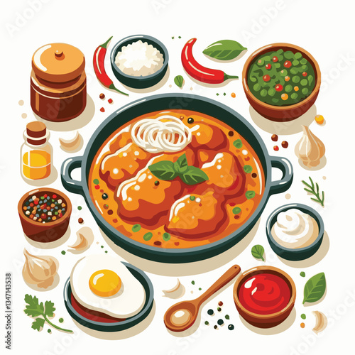 food, dinner, delicious, indian, chicken, traditional, cuisine, dish, meal, butter chicken, spicy, curry, restaurant, lunch, meat, rice, asian, tikka, masala, bowl, recipe, background, plate, tasty, c