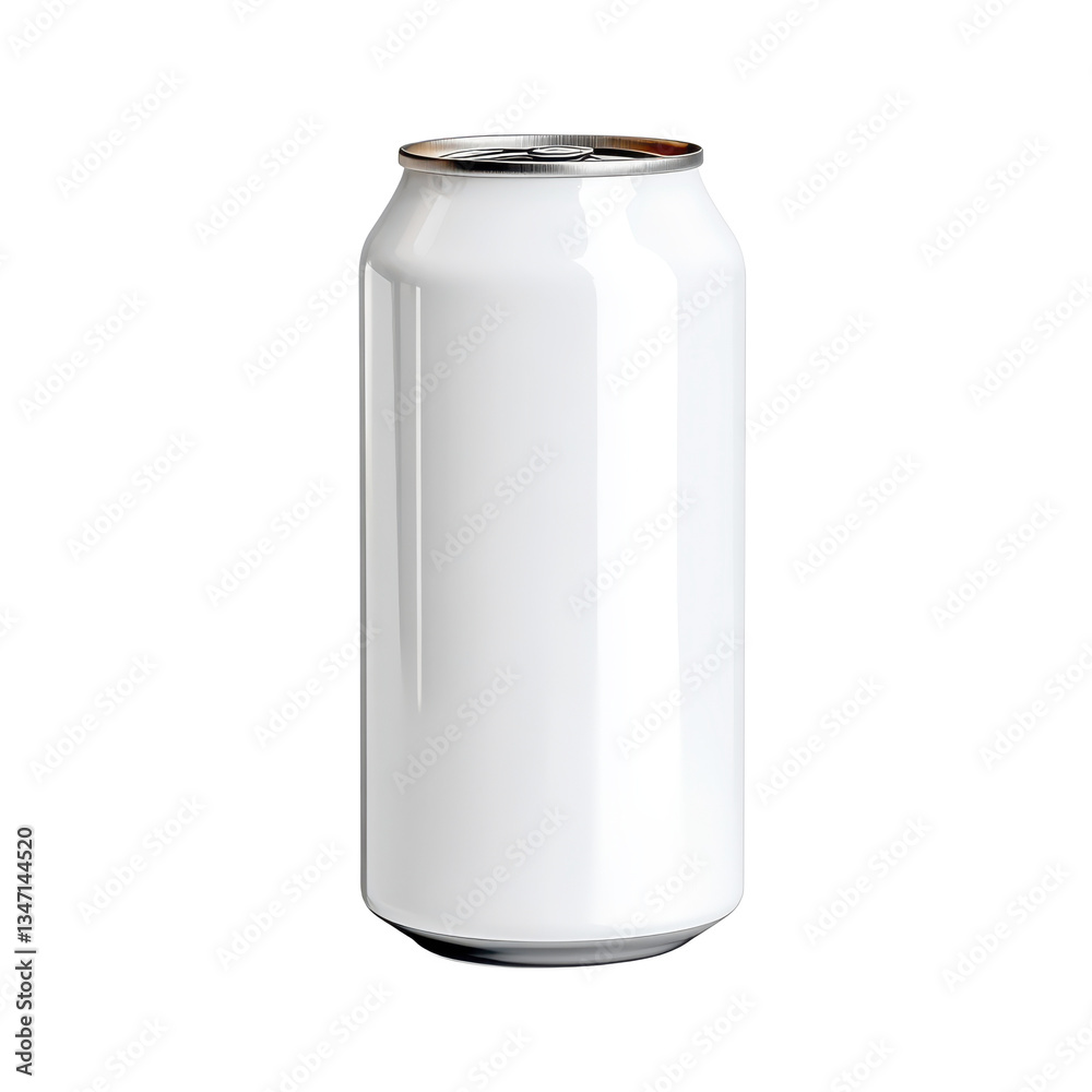 Blank White Aluminum Can Mockup Realistic 3D Render for Branding & Design Blank White Aluminum Can Mockup Realistic 3D Render for Branding & Design