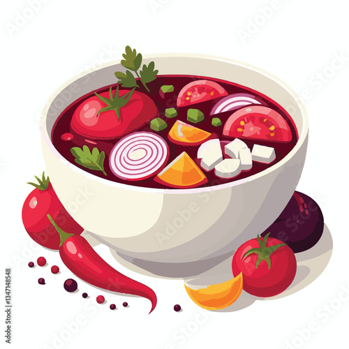 soup, food, borscht, bowl, ukrainian, dish, lunch, dinner, vegetable, beet, cream, cuisine, borsch, beetroot, red, meat, traditional, healthy, meal, homemade, hot, gourmet, plate, garlic, tasty, cooki
