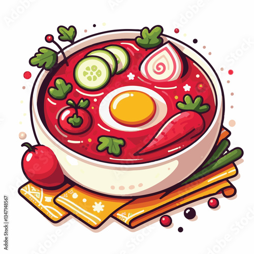 soup, food, borscht, bowl, ukrainian, dish, lunch, dinner, vegetable, beet, cream, cuisine, borsch, beetroot, red, meat, traditional, healthy, meal, homemade, hot, gourmet, plate, garlic, tasty, cooki