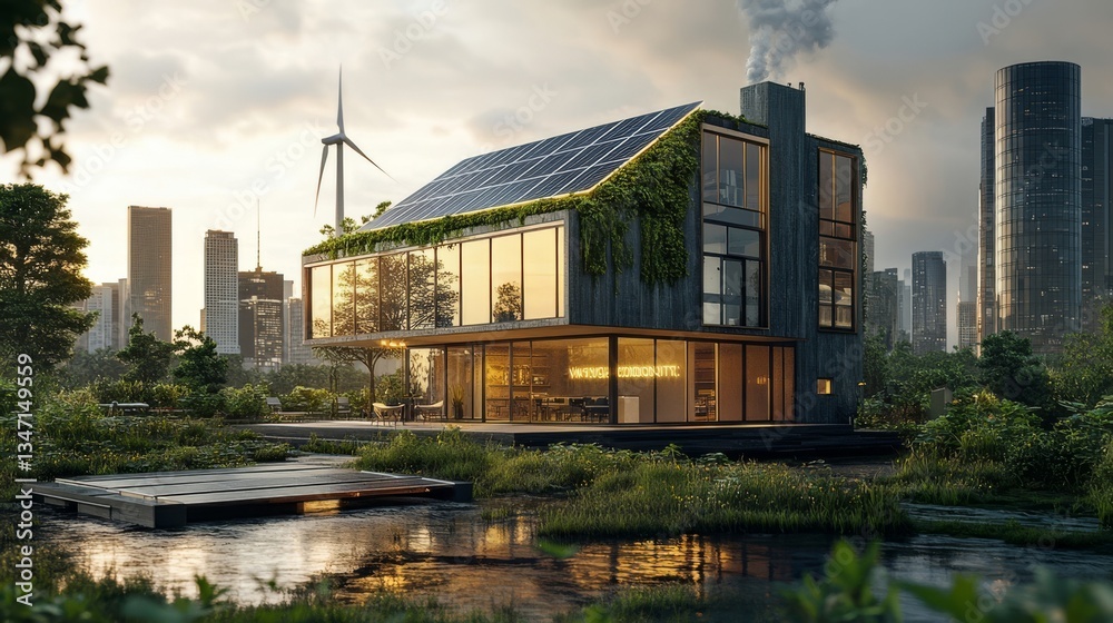 Obraz premium building in the city