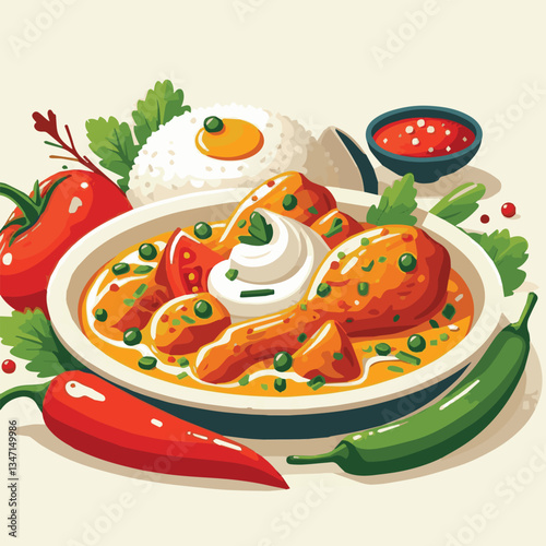 food, dinner, delicious, indian, chicken, traditional, cuisine, dish, meal, butter chicken, spicy, curry, restaurant, lunch, meat, rice, asian, tikka, masala, bowl, recipe, background, plate, tasty, c