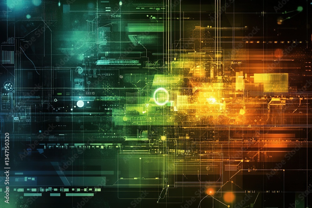 technical financial graph on technology abstract background technical financial graph on technology abstract background