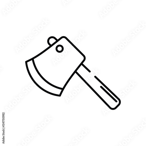 Axe vector icon stock illustration