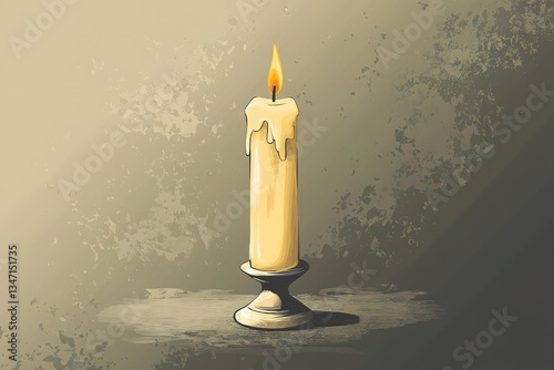 Vector illustration of a candlestick chart, ideal for representing stock market analysis, financial trends, and trading data..