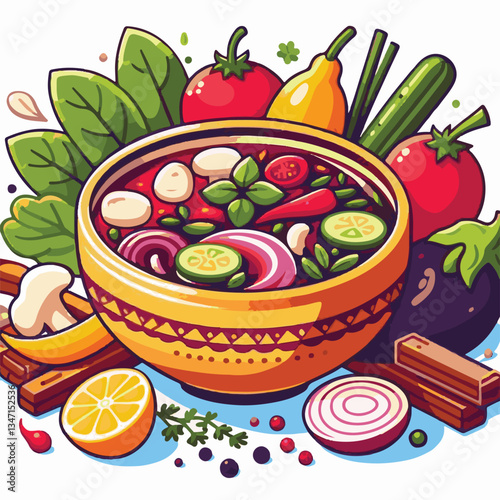 soup, food, borscht, bowl, ukrainian, dish, lunch, dinner, vegetable, beet, cream, cuisine, borsch, beetroot, red, meat, traditional, healthy, meal, homemade, hot, gourmet, plate, garlic, tasty, cooki