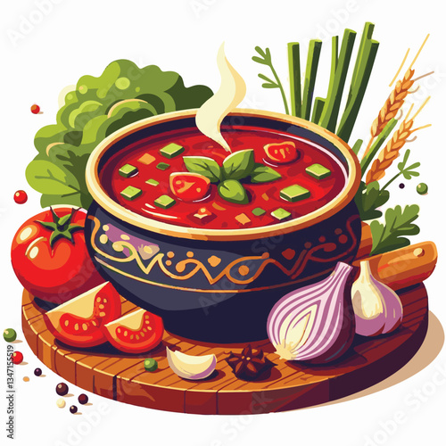 soup, food, borscht, bowl, ukrainian, dish, lunch, dinner, vegetable, beet, cream, cuisine, borsch, beetroot, red, meat, traditional, healthy, meal, homemade, hot, gourmet, plate, garlic, tasty, cooki