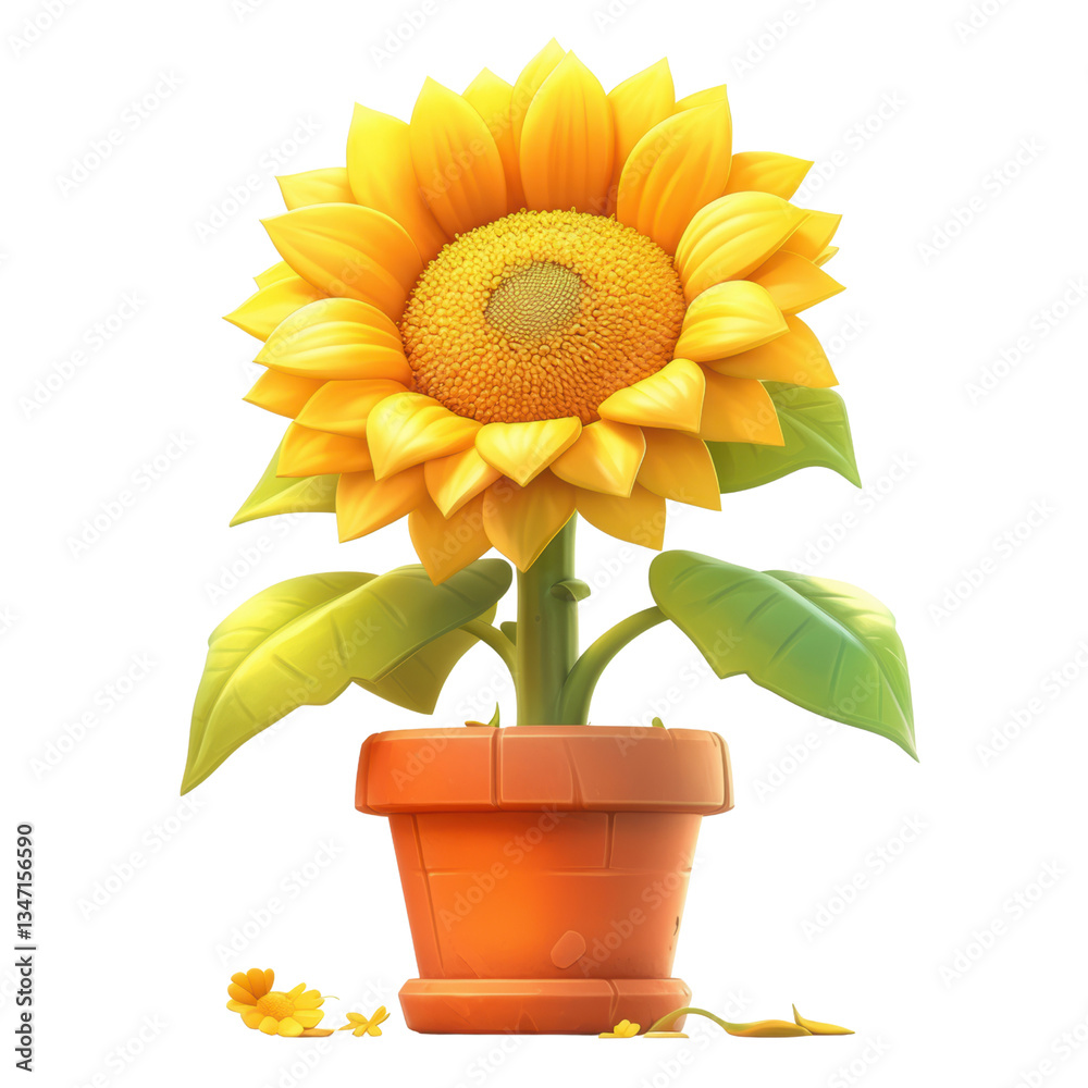 Obraz premium Vibrant sunflower plant care tips home garden visual guide indoor bright