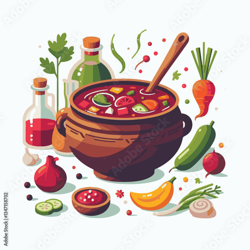 soup, food, borscht, bowl, ukrainian, dish, lunch, dinner, vegetable, beet, cream, cuisine, borsch, beetroot, red, meat, traditional, healthy, meal, homemade, hot, gourmet, plate, garlic, tasty, cooki