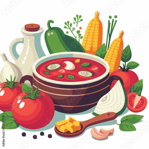 soup, food, borscht, bowl, ukrainian, dish, lunch, dinner, vegetable, beet, cream, cuisine, borsch, beetroot, red, meat, traditional, healthy, meal, homemade, hot, gourmet, plate, garlic, tasty, cooki