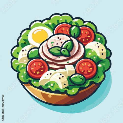 healthy, lunch, food, cheese, meal, lettuce, fresh, salad, green, gourmet, bread, parmesan, delicious, sauce, vegetable, dinner, caesar, bowl, chicken, appetizer, cuisine, dish, crouton, grilled, plat