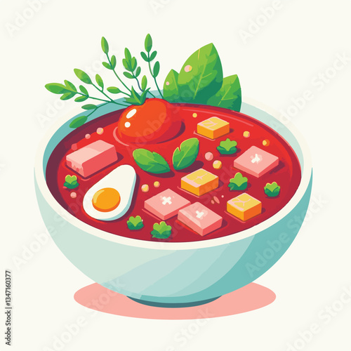 soup, food, borscht, bowl, ukrainian, dish, lunch, dinner, vegetable, beet, cream, cuisine, borsch, beetroot, red, meat, traditional, healthy, meal, homemade, hot, gourmet, plate, garlic, tasty, cooki