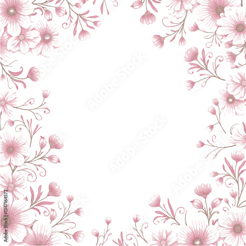 pink floral background