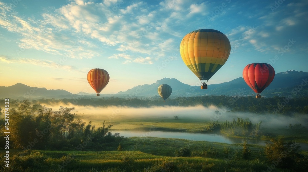 Obraz premium hot air balloon