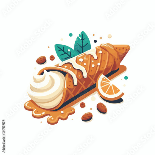 dessert, pastry, sweet, cannoli, food, delicious, chocolate, cream, italian, bakery, gourmet, cannolo, traditional, background, sicily, italy, creamy, white, breakfast, filling, ricotta, crust, cheese