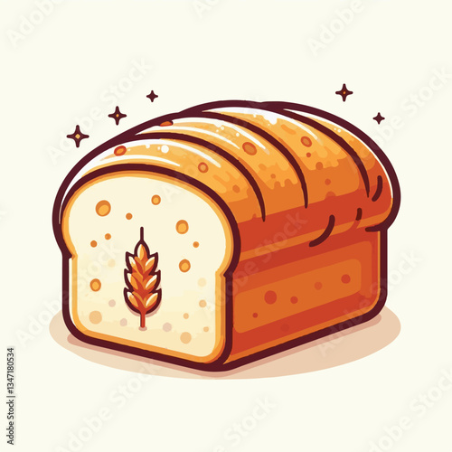 food, bread, breakfast, bakery, healthy, wheat, fresh, grain, loaf, isolated, brown, white, homemade, flour, slice, crust, background, delicious, meal, snack, eat, nutrition, closeup, bake, sliced, or