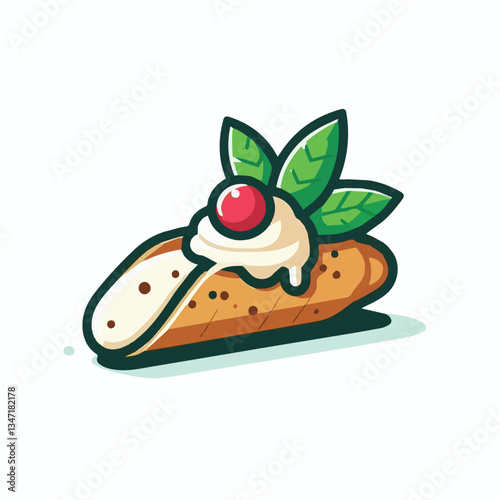 dessert, pastry, sweet, cannoli, food, delicious, chocolate, cream, italian, bakery, gourmet, cannolo, traditional, background, sicily, italy, creamy, white, breakfast, filling, ricotta, crust, cheese