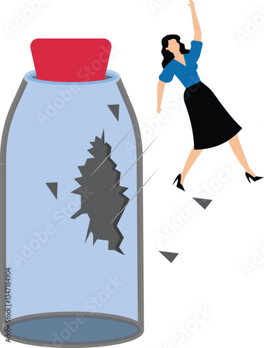 Get out of comfort zone for freedom
