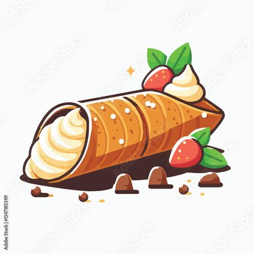 dessert, pastry, sweet, cannoli, food, delicious, chocolate, cream, italian, bakery, gourmet, cannolo, traditional, background, sicily, italy, creamy, white, breakfast, filling, ricotta, crust, cheese