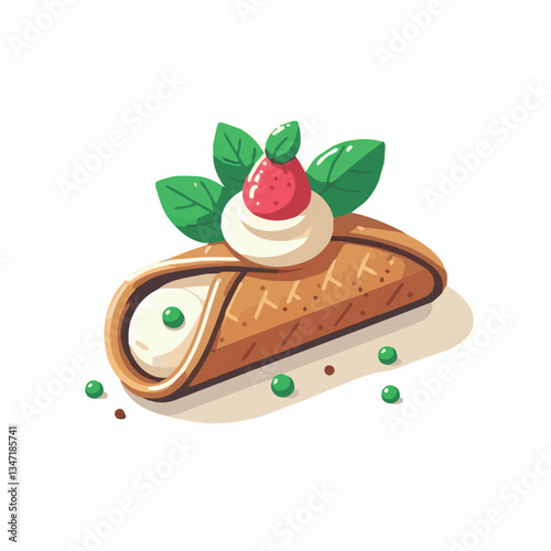 dessert, pastry, sweet, cannoli, food, delicious, chocolate, cream, italian, bakery, gourmet, cannolo, traditional, background, sicily, italy, creamy, white, breakfast, filling, ricotta, crust, cheese