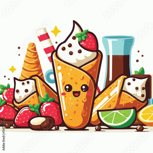 dessert, pastry, sweet, cannoli, food, delicious, chocolate, cream, italian, bakery, gourmet, cannolo, traditional, background, sicily, italy, creamy, white, breakfast, filling, ricotta, crust, cheese