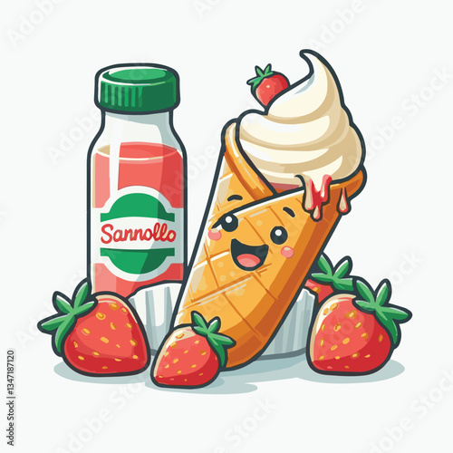 dessert, pastry, sweet, cannoli, food, delicious, chocolate, cream, italian, bakery, gourmet, cannolo, traditional, background, sicily, italy, creamy, white, breakfast, filling, ricotta, crust, cheese