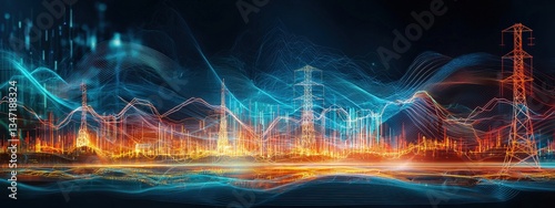 A world energy crisis depicted through a distorted price chart.