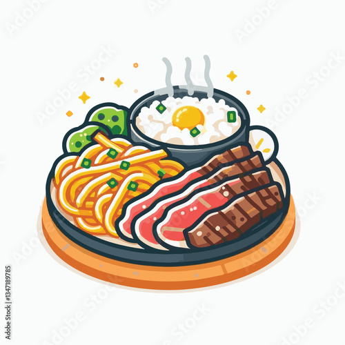 cuisine, meal, dish, meat, bulgogi, delicious, dinner, restaurant, beef, cooking, lunch, traditional, food, healthy, gourmet, asian, background, menu, spicy, plate, bbq, korean, korean food, barbecue,