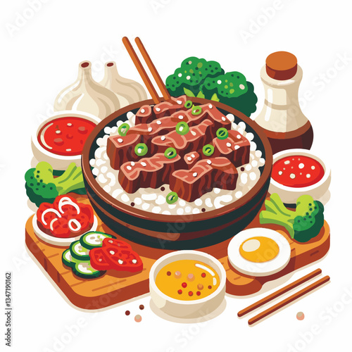cuisine, meal, dish, meat, bulgogi, delicious, dinner, restaurant, beef, cooking, lunch, traditional, food, healthy, gourmet, asian, background, menu, spicy, plate, bbq, korean, korean food, barbecue,