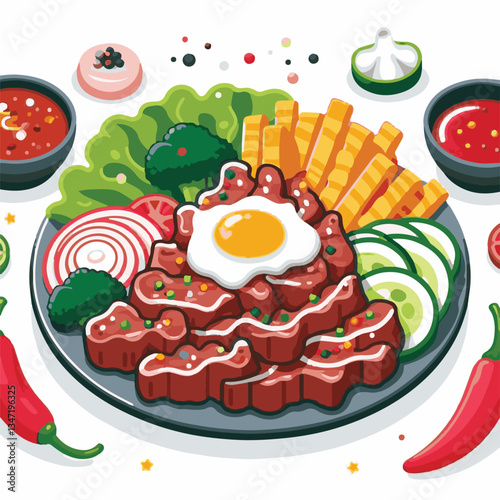 cuisine, meal, dish, meat, bulgogi, delicious, dinner, restaurant, beef, cooking, lunch, traditional, food, healthy, gourmet, asian, background, menu, spicy, plate, bbq, korean, korean food, barbecue,