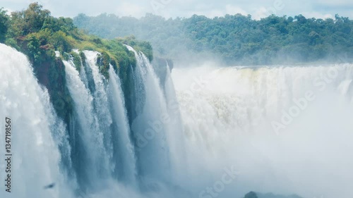 Iguazu waterfall as seen from Brazilian side.