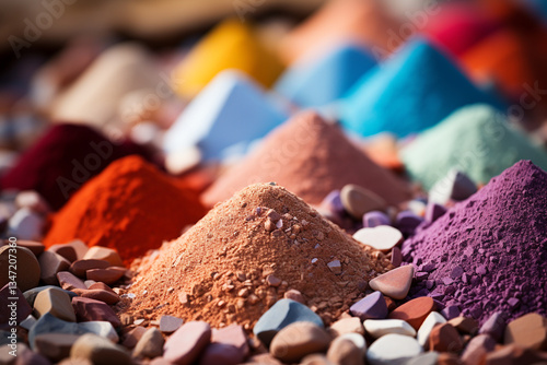 sand mounds possess a simplistic elegance and organic charm, characterized by gentle transitions, earthy hues, and visual attractiveness