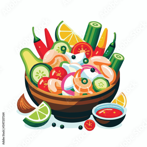 ceviche, food, seafood, gourmet, lime, fresh, meal, fish, appetizer, delicious, cuisine, citrus, peru, peruvian, restaurant, raw, cebiche, marinated, cilantro, onion, seviche, lunch, background, salad