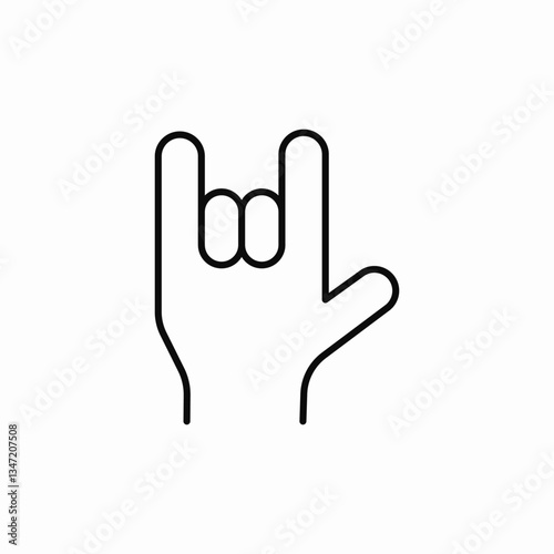 rock concert icon sign vector