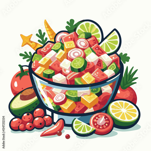 ceviche, food, seafood, gourmet, lime, fresh, meal, fish, appetizer, delicious, cuisine, citrus, peru, peruvian, restaurant, raw, cebiche, marinated, cilantro, onion, seviche, lunch, background, salad