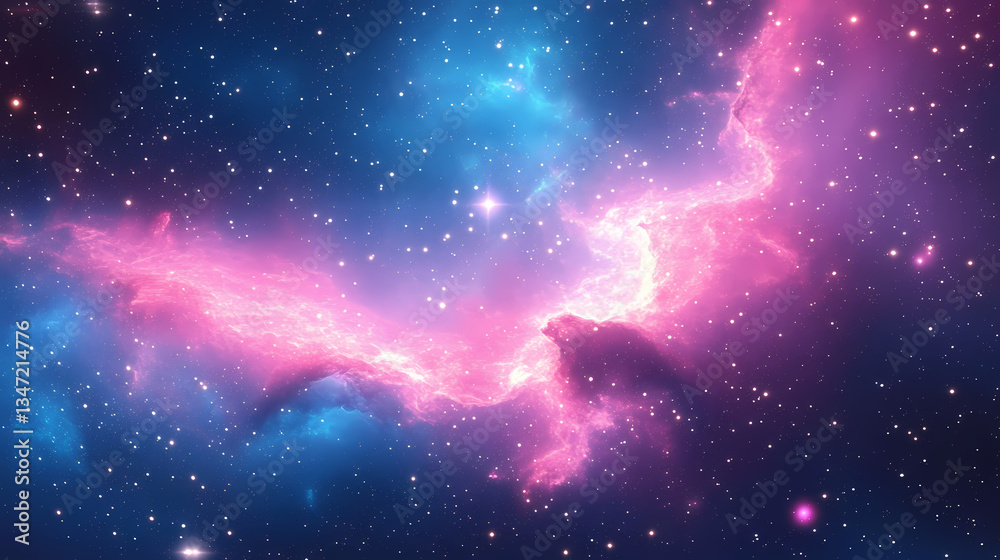 Beautiful Nebula in the Cosmos