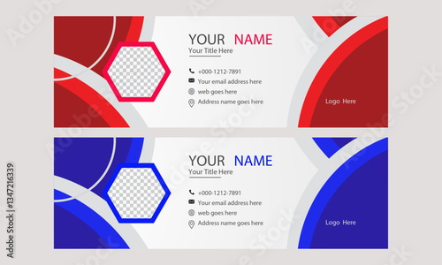 Minimalist clean business email signature